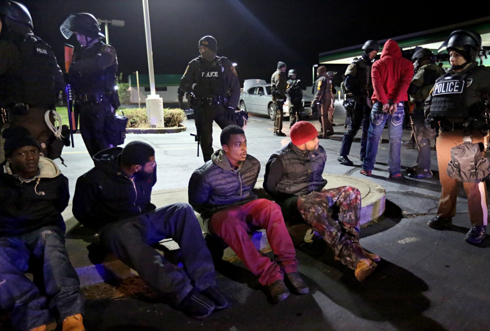 St. Louis County Police react to rioting and looting
